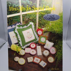 Vintage Cross Stitch Patterns, Mini Gifts for Special People by Pat Waters